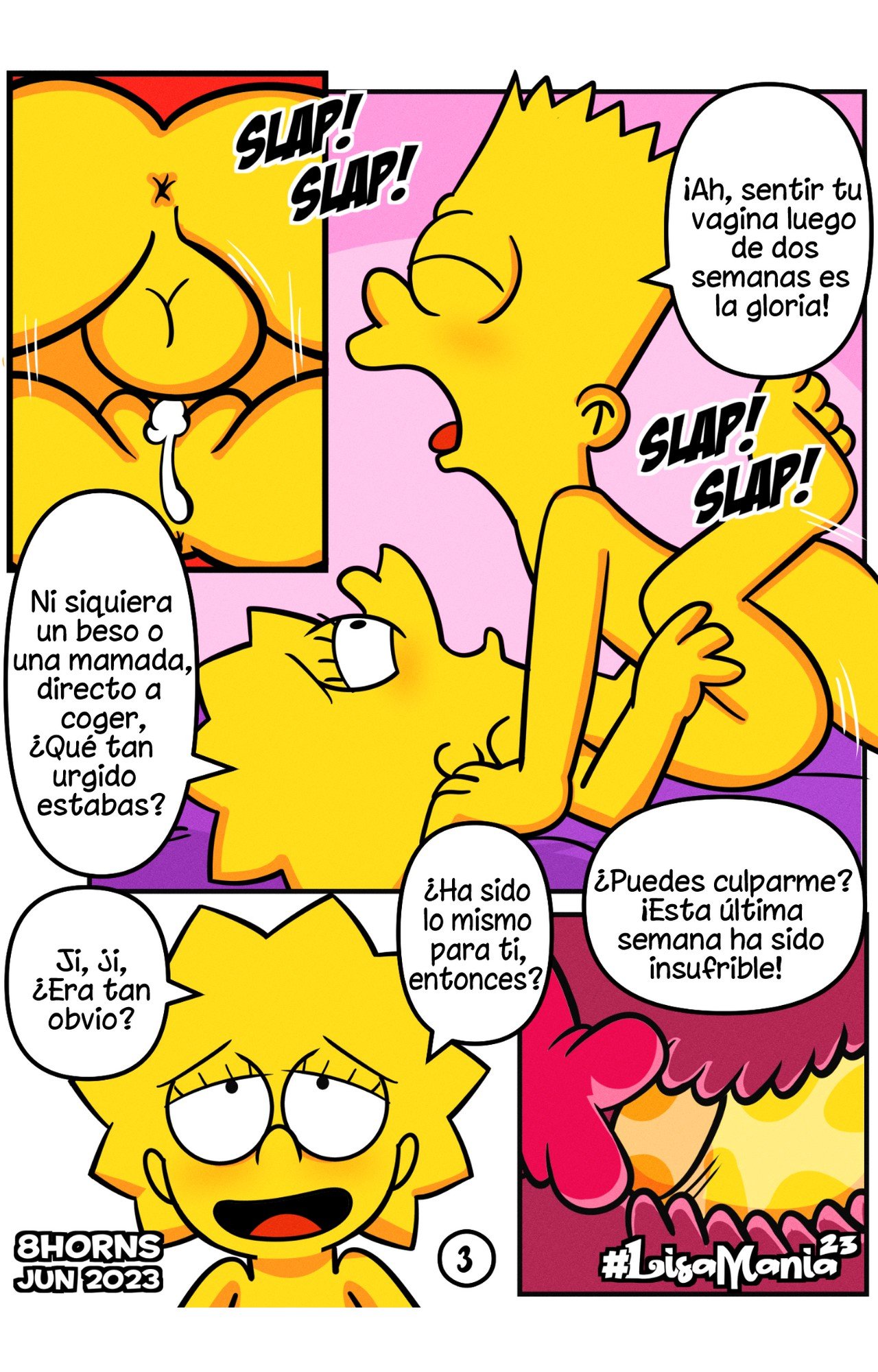 Having Pasión con el Amor en Comic XXX Los Simpsons Los Simpsons - Comic XXX Los Simpsons imagen