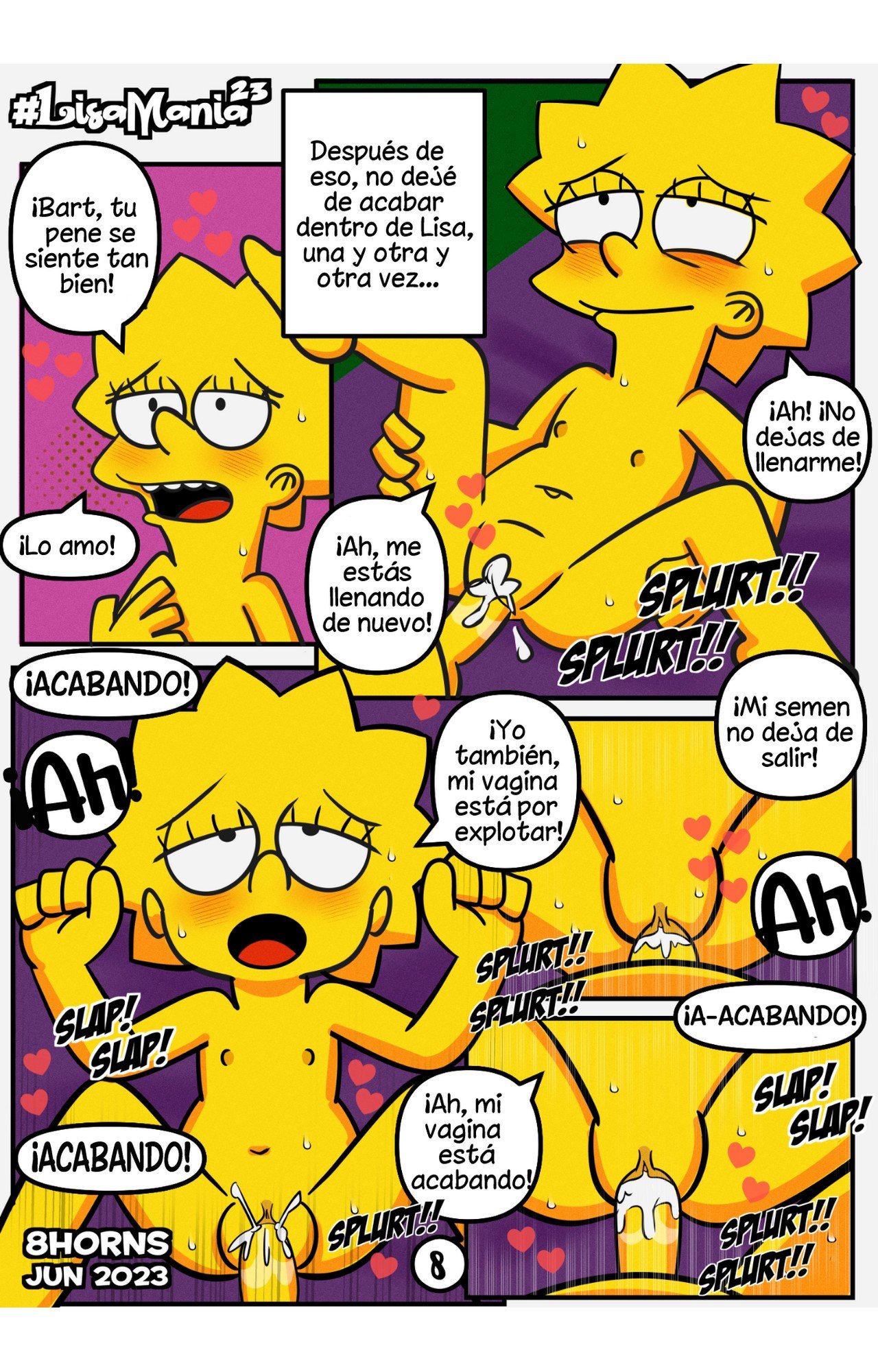 xxx comic los simpson - Having Pasión con el Amor en Comic XXX Los Simpsons imagen 10