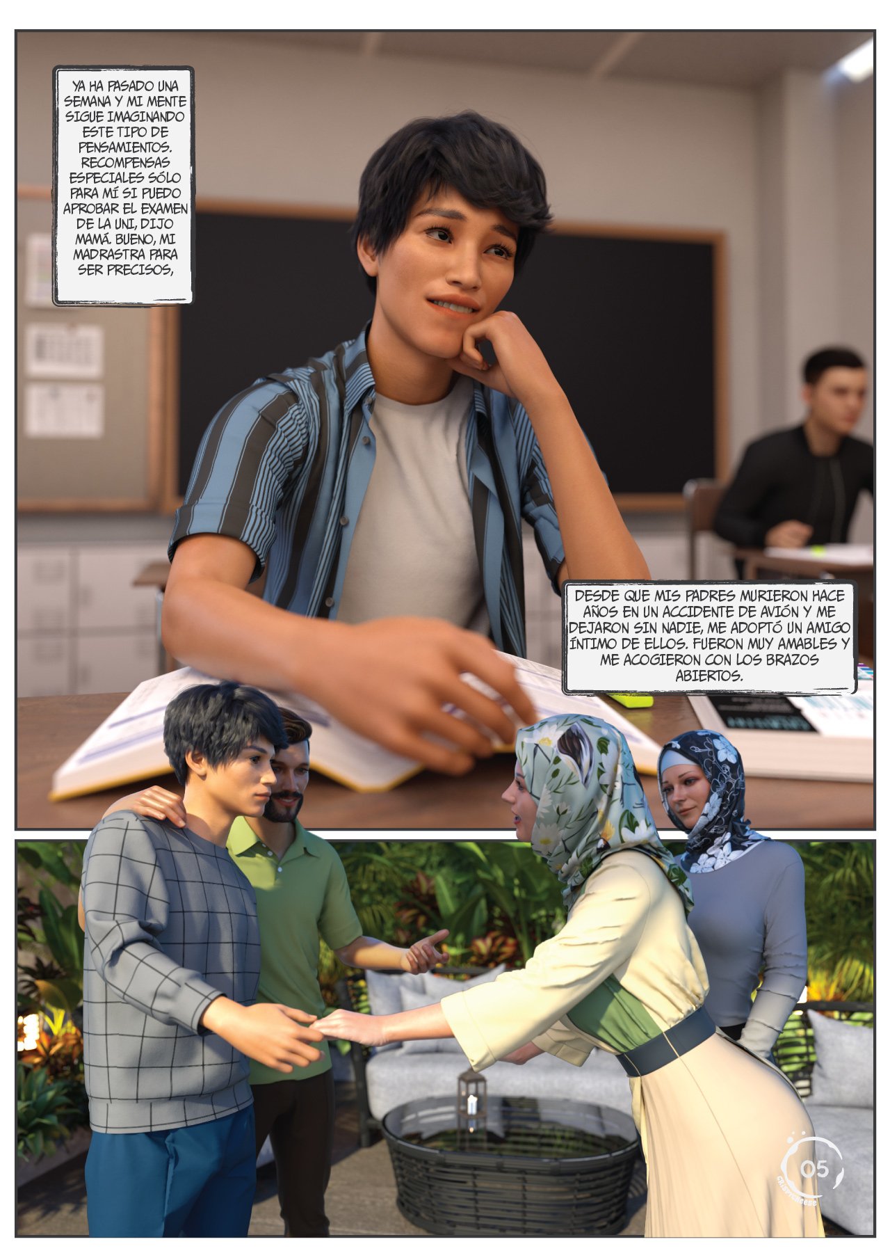 BLENDED Bonds — página 6 del cómic 3D XXX