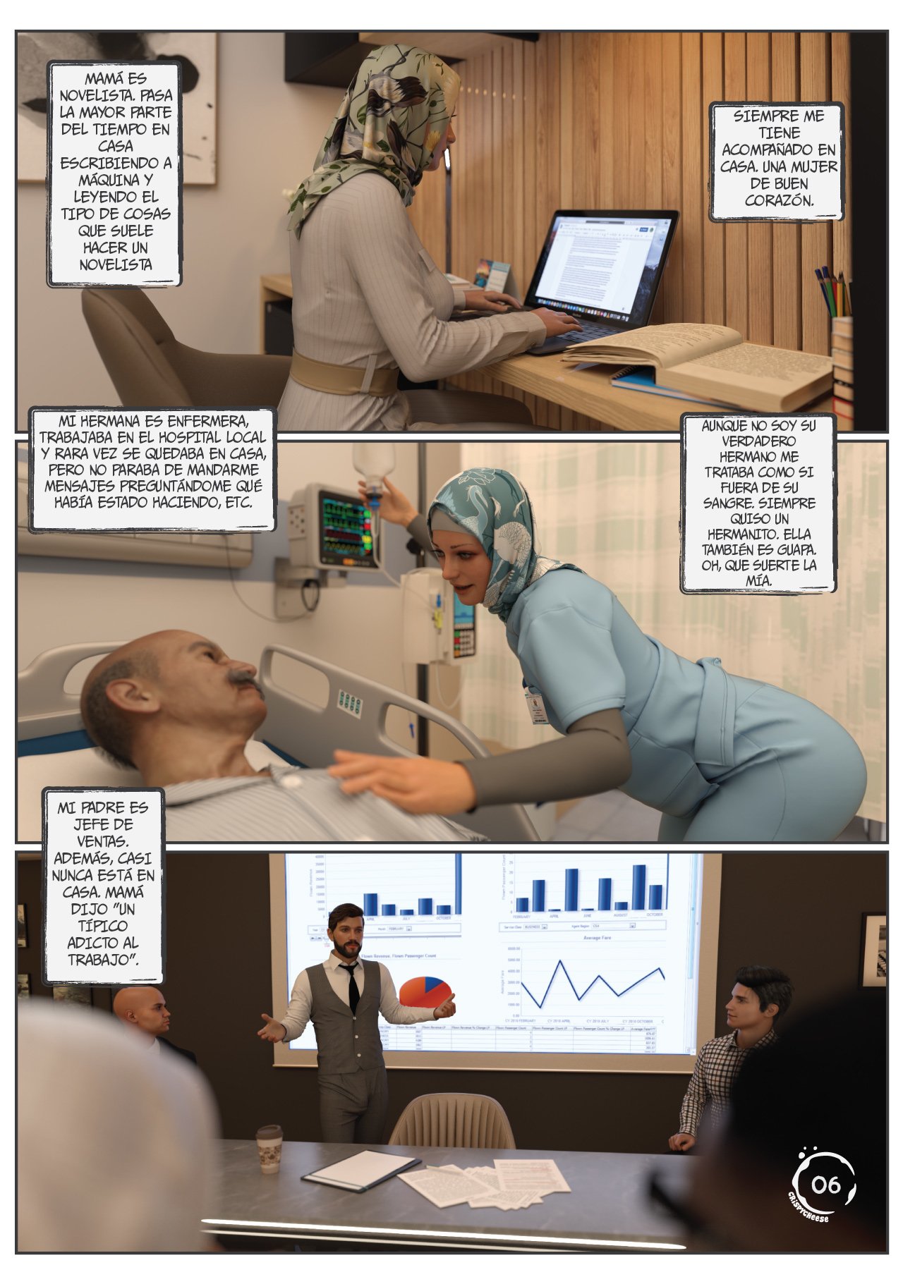 Página 7 de 97 de BLENDED Bonds — Comic 3D XXX