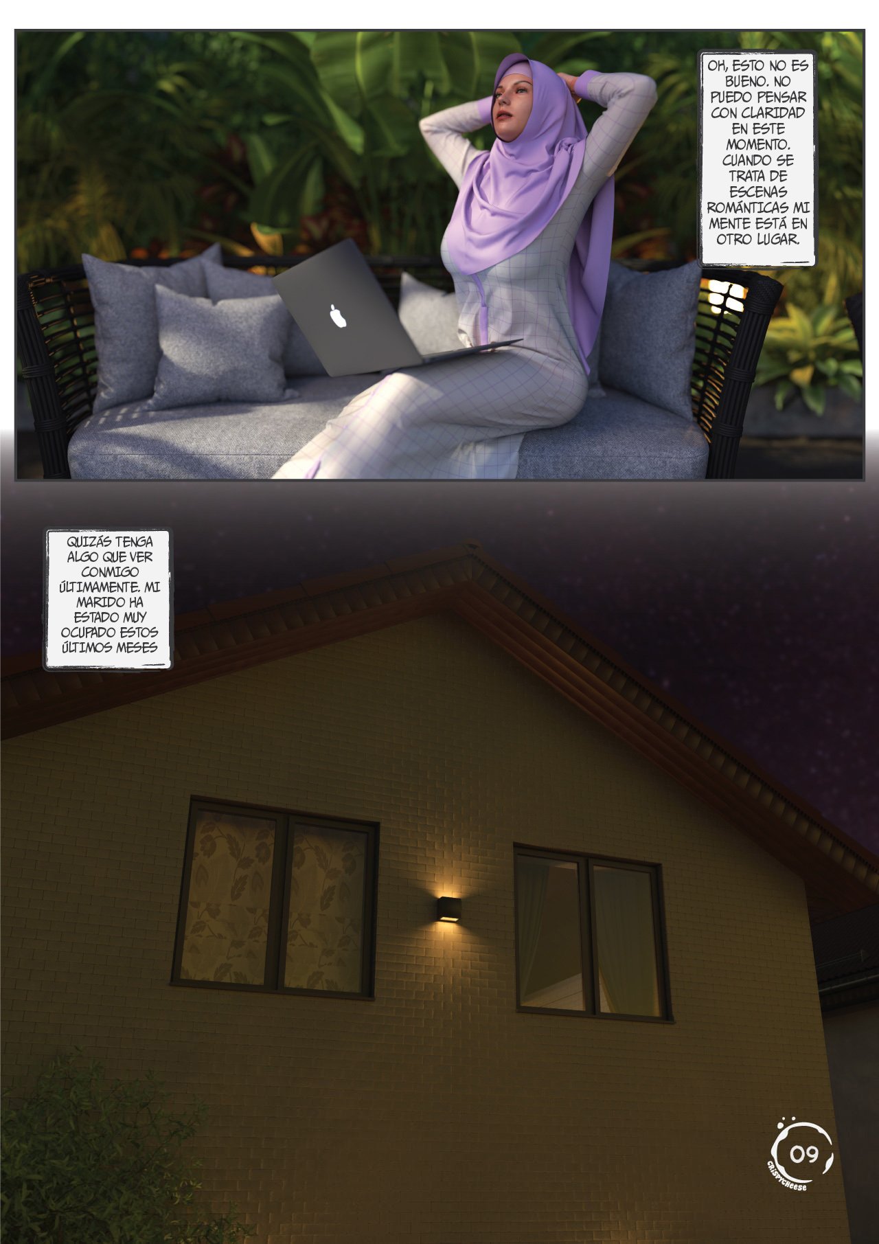 BLENDED Bonds — página 10 del cómic 3D XXX