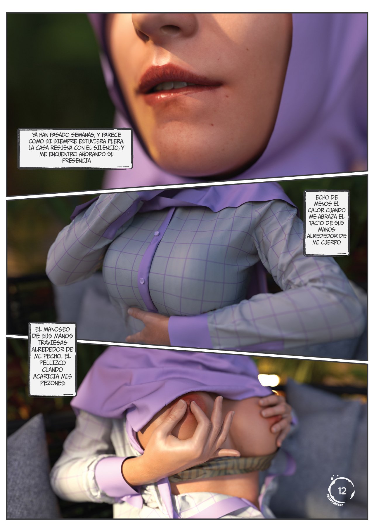BLENDED Bonds en Comic 3D XXX — página 13 de 97
