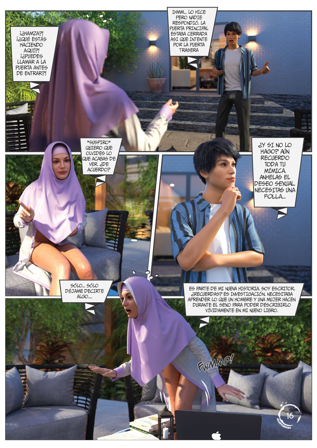BLENDED Bonds en Comic 3D XXX — página 17 de 97