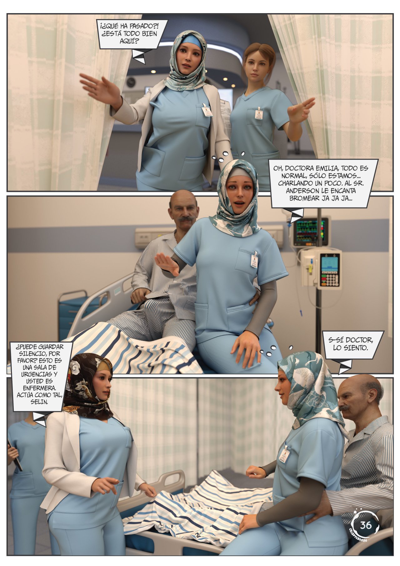 BLENDED Bonds en Comic 3D XXX — página 37 de 97