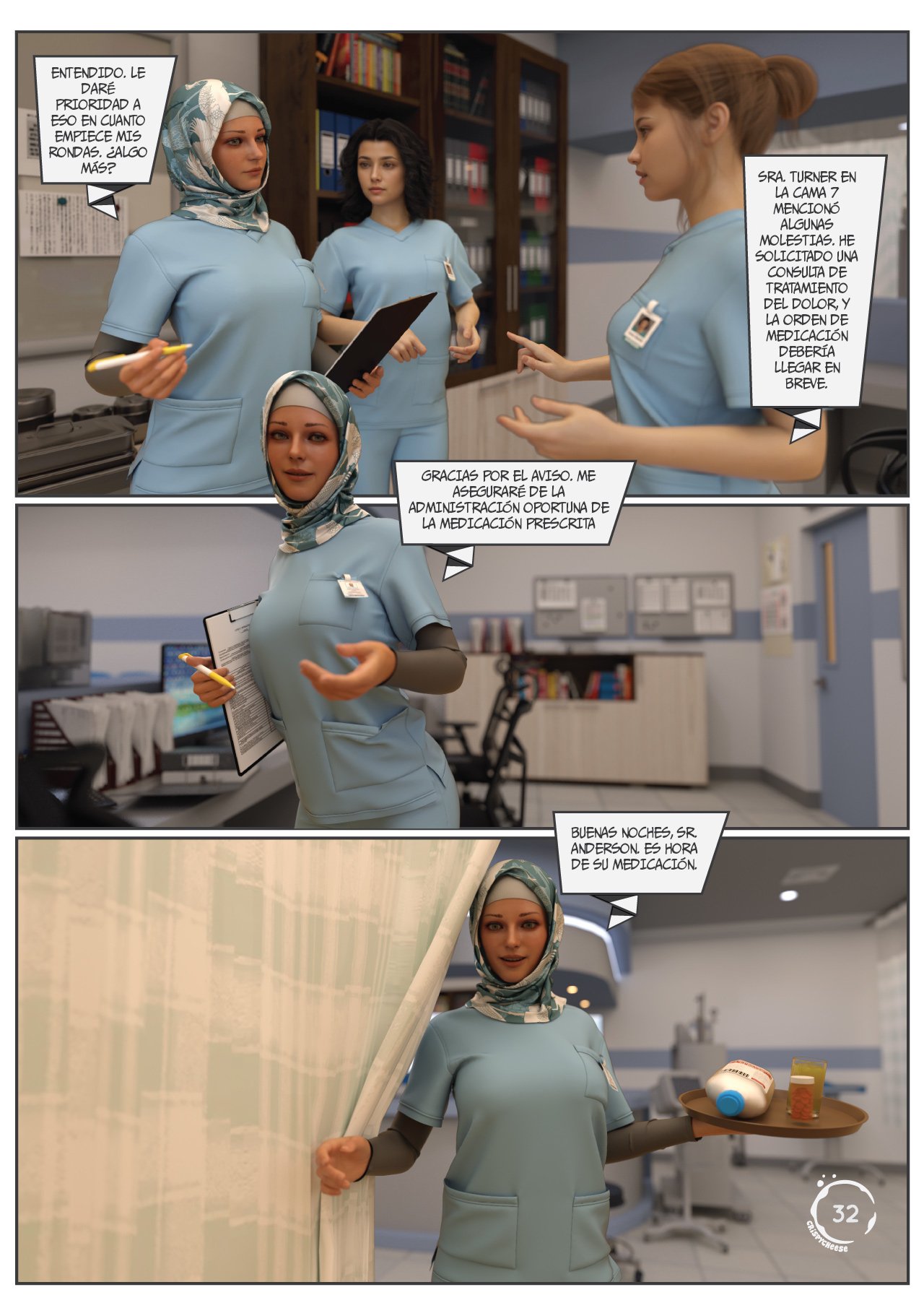 BLENDED Bonds en Comic 3D XXX — página 33 de 97