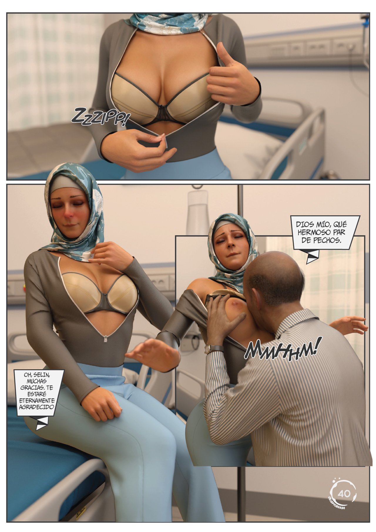 BLENDED Bonds en Comic 3D XXX — página 41 de 97