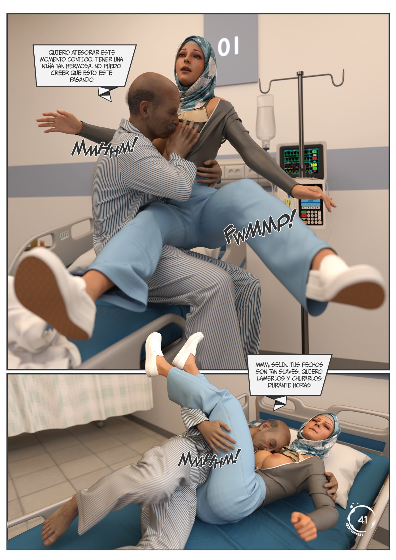 BLENDED Bonds — página 42 del cómic 3D XXX