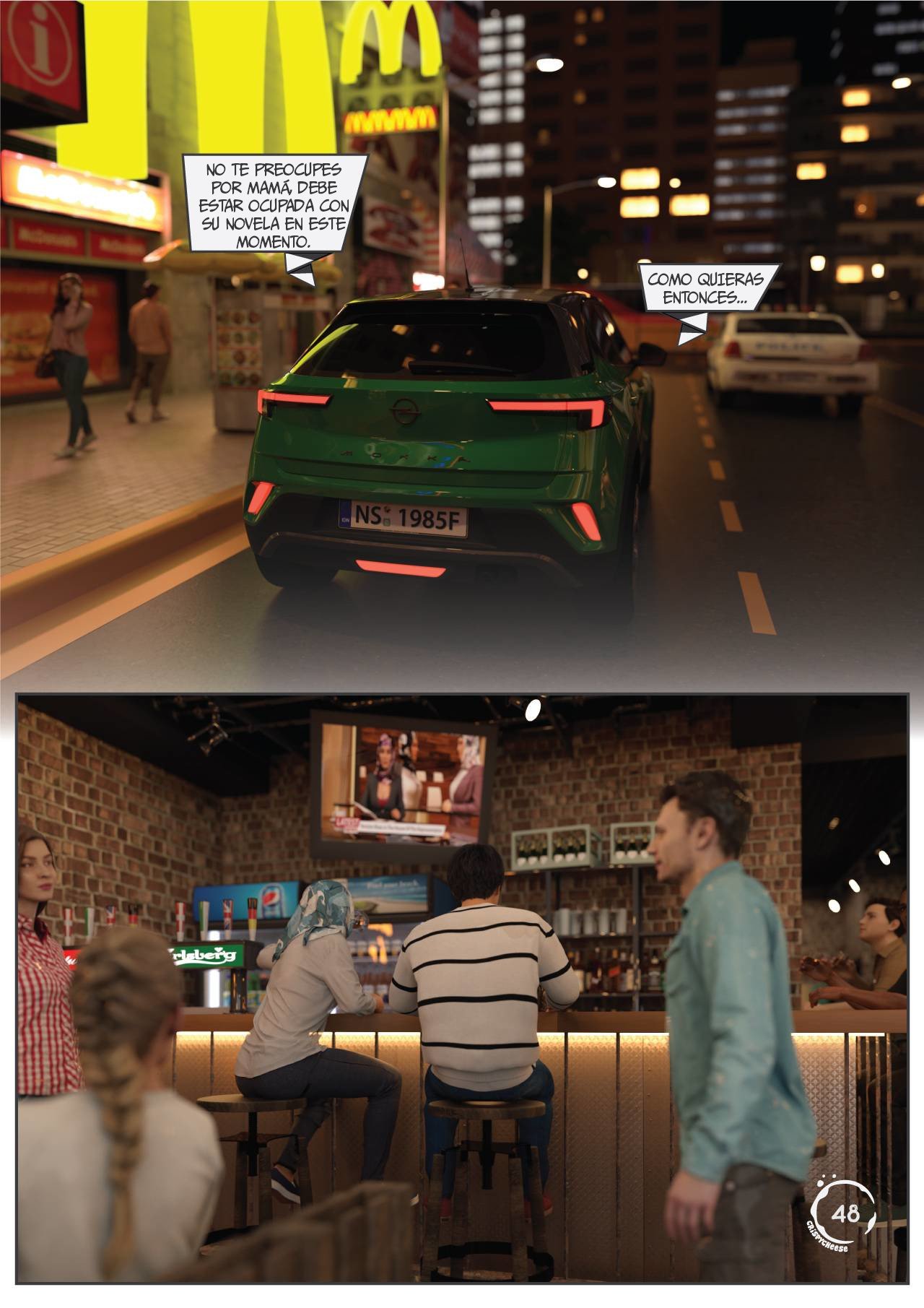 BLENDED Bonds en Comic 3D XXX — página 49 de 97