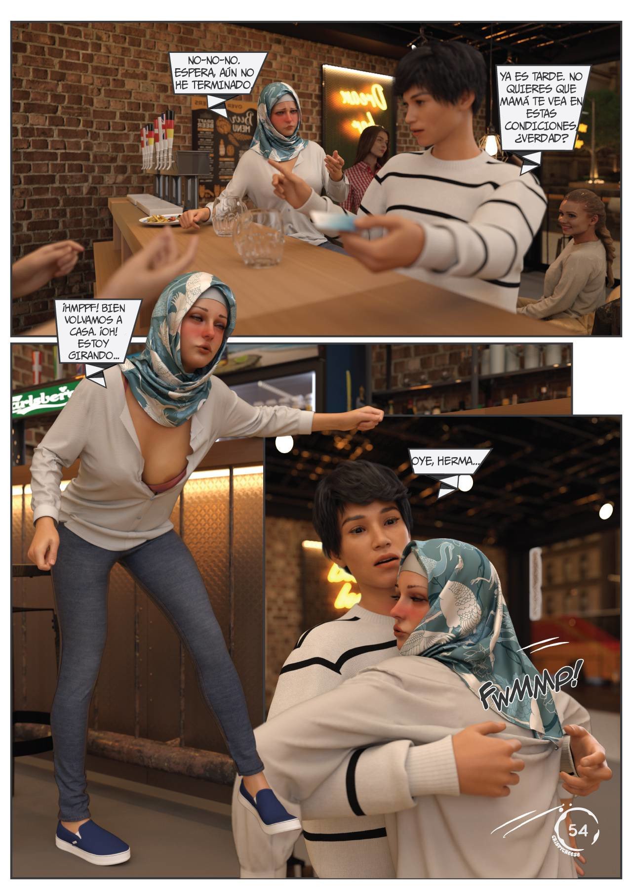 Página 55 de 97 de BLENDED Bonds — Comic 3D XXX