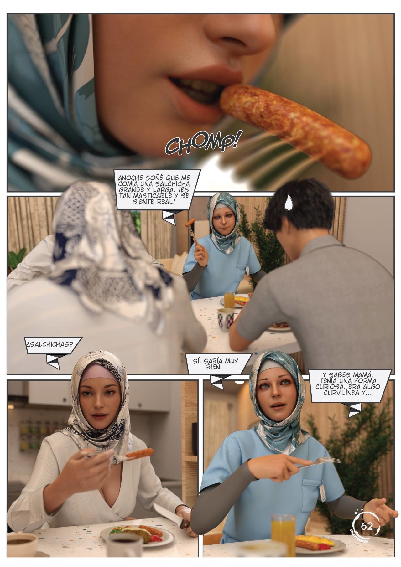 Página 63 de 97 de BLENDED Bonds — Comic 3D XXX