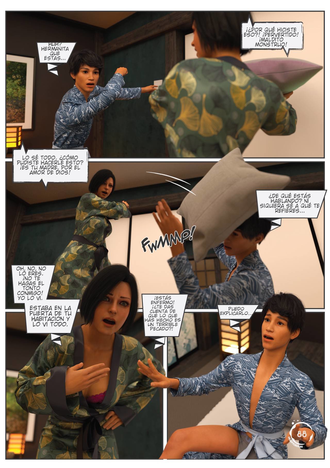 BLENDED Bonds en Comic 3D XXX — página 89 de 97
