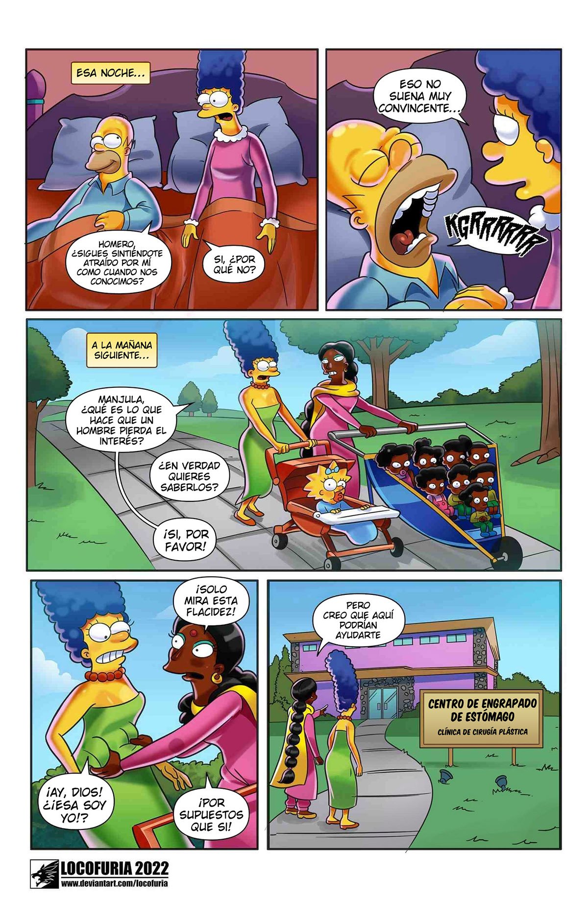 BIG BREASTS Comic XXX Los Simpsons: Big Breasts - Explorando la Diversión Adulto - xxx comic los simpson página 4
