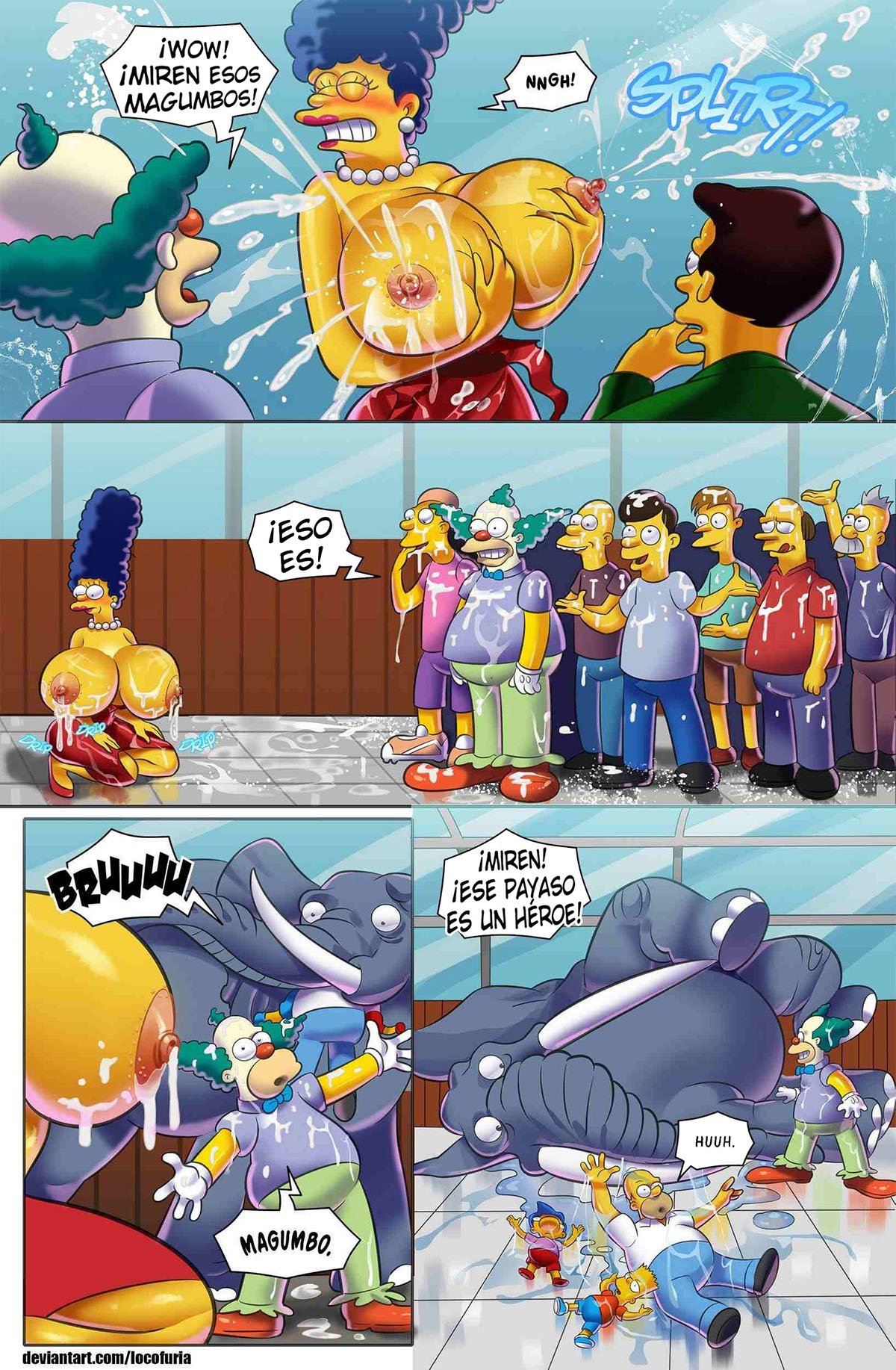 BIG BREASTS Comic XXX Los Simpsons: Big Breasts - Explorando la Diversión Adulto - xxx comic los simpson página 28