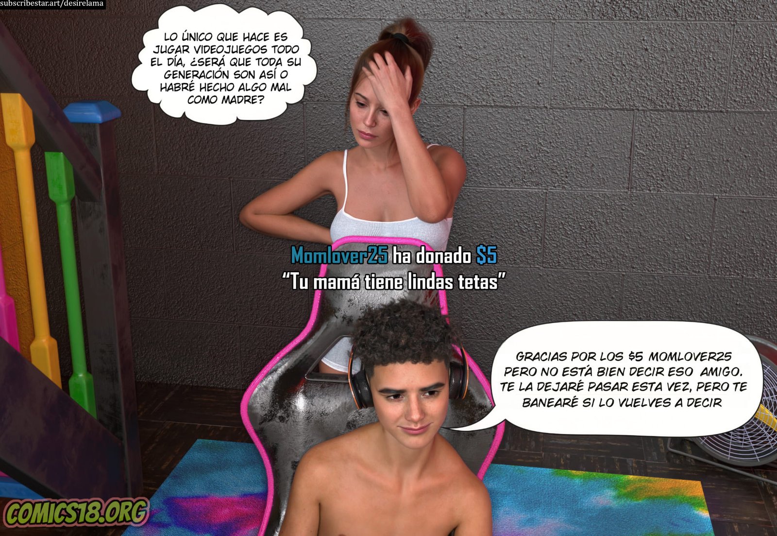 The STREAM parte 1 Página 7 de 20 de The STREAM parte 1 — Comic 3D XXX