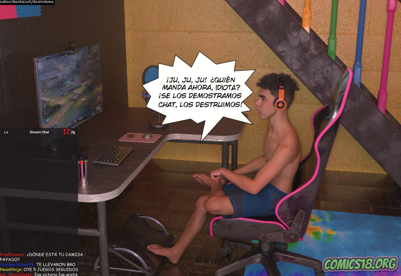 The STREAM parte 1 Página 3 de 20 de The STREAM parte 1 — Comic 3D XXX
