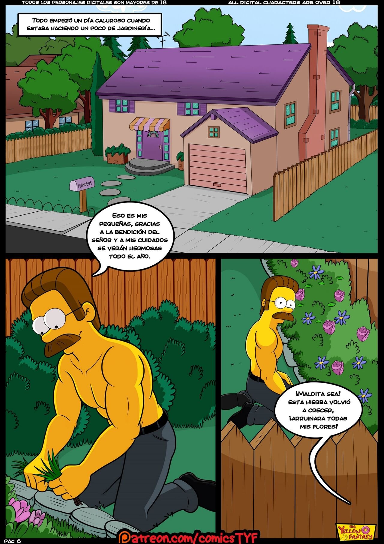 El PASATIEMPO Marge Simpson en Los Simpsons comic XXX - imagen 7 de 19
