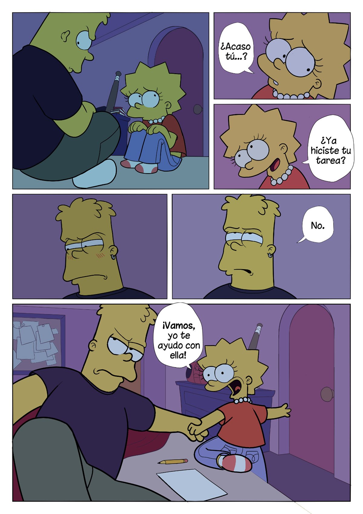 Brotherzoned: Comic XXX Los Simpsons Marge Simpson - Comic XXX Los Simpsons imagen 9