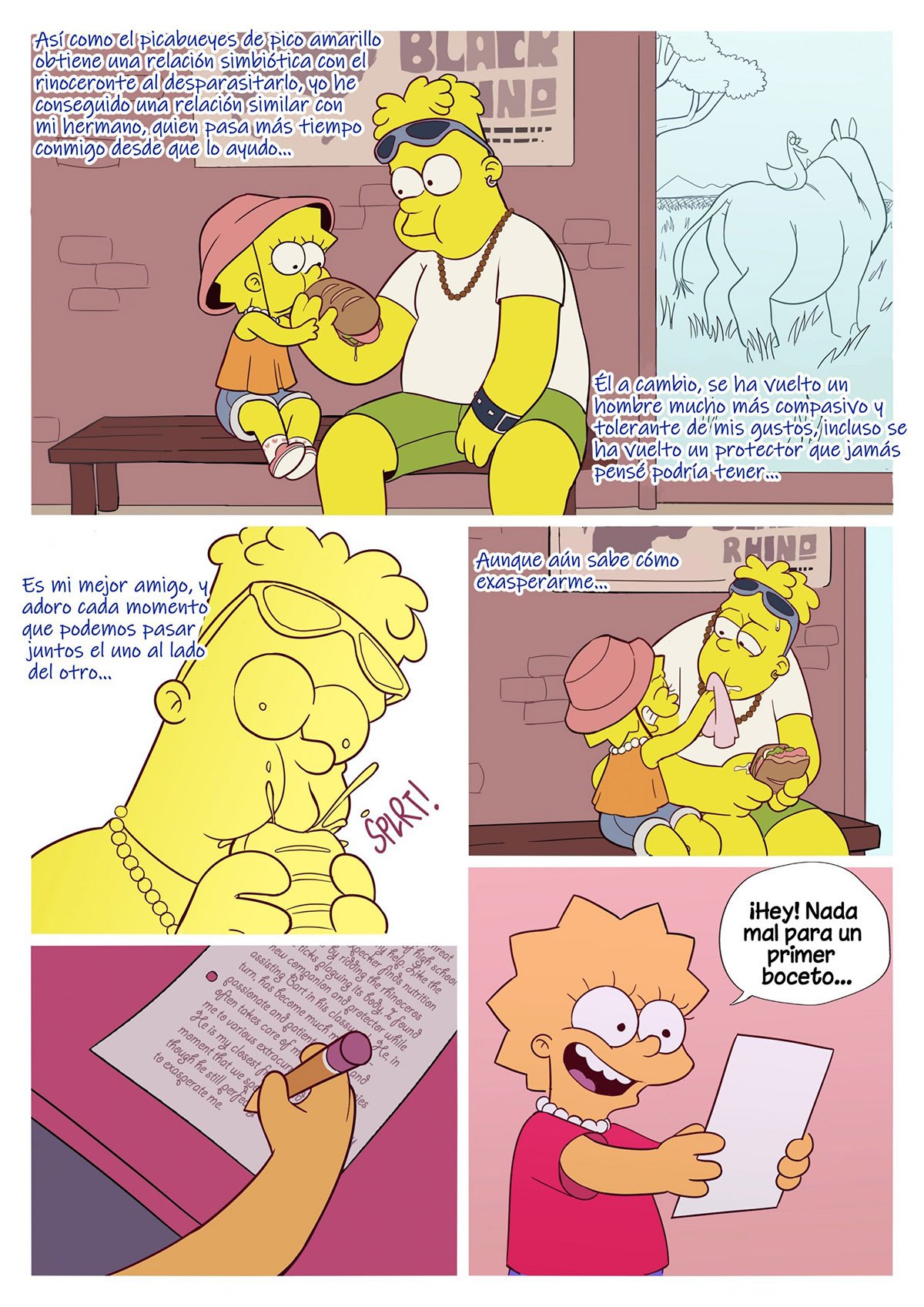 Brotherzoned: Comic XXX Los Simpsons - marge comic xxx página 16