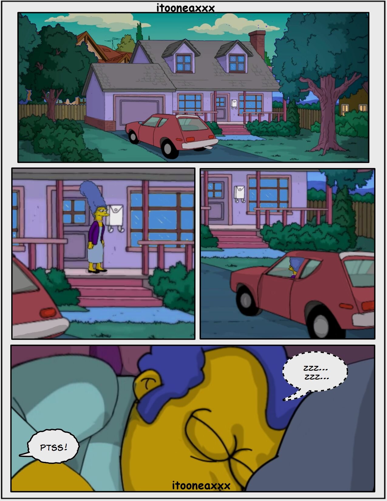 AFINIDAD parte 4 Marge Simpson en Los Simpsons comic XXX - imagen 3 de 29