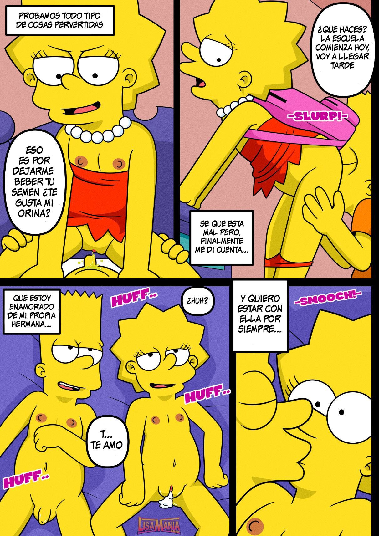 Comic XXX Los Simpsons: No necesito el feminismo porque amo el PENE de mi hermano mayor - xxx