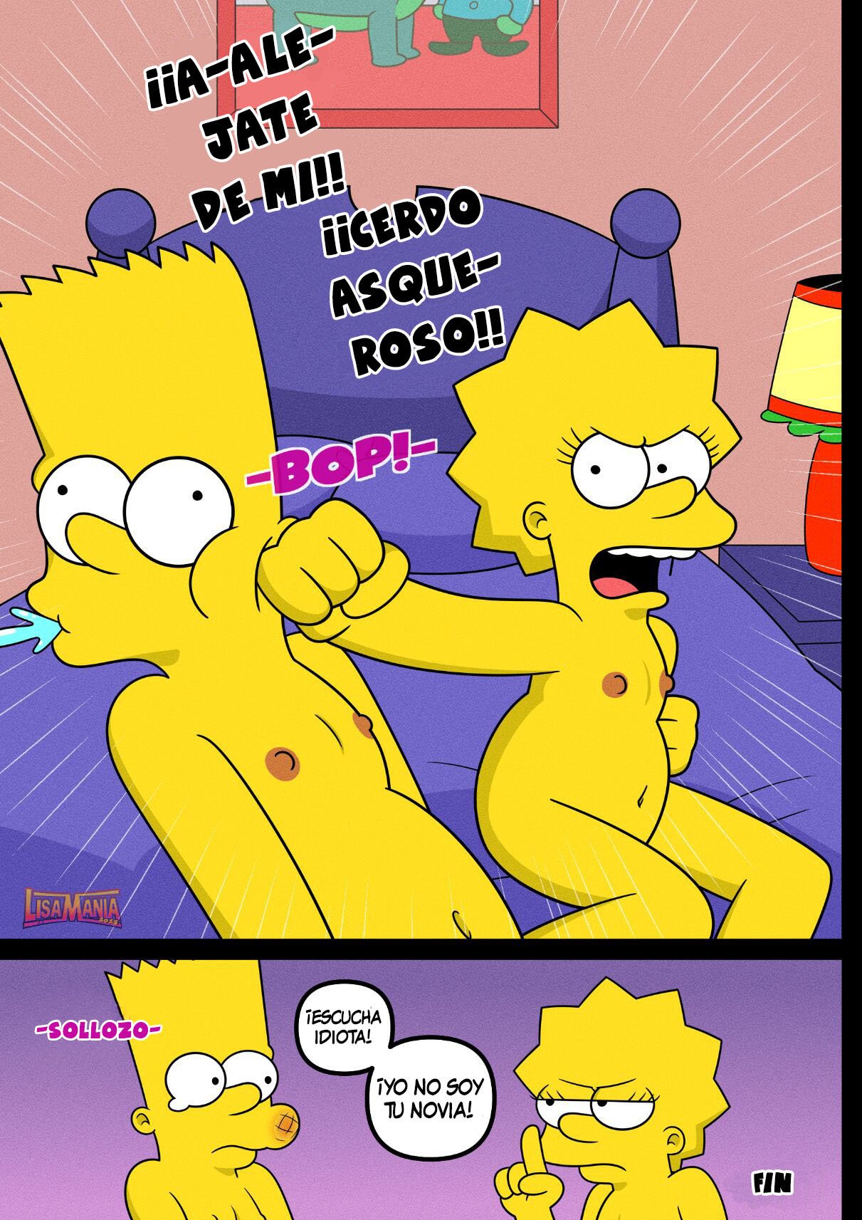 Comic XXX Los Simpsons: No necesito el feminismo porque amo el PENE de mi hermano mayor Los Simpsons