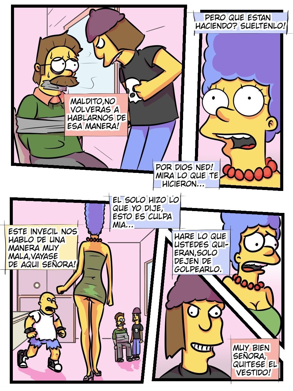 CARNE de MARGE parte 2 Marge Simpson en Los Simpsons comic XXX - imagen 3 de 19