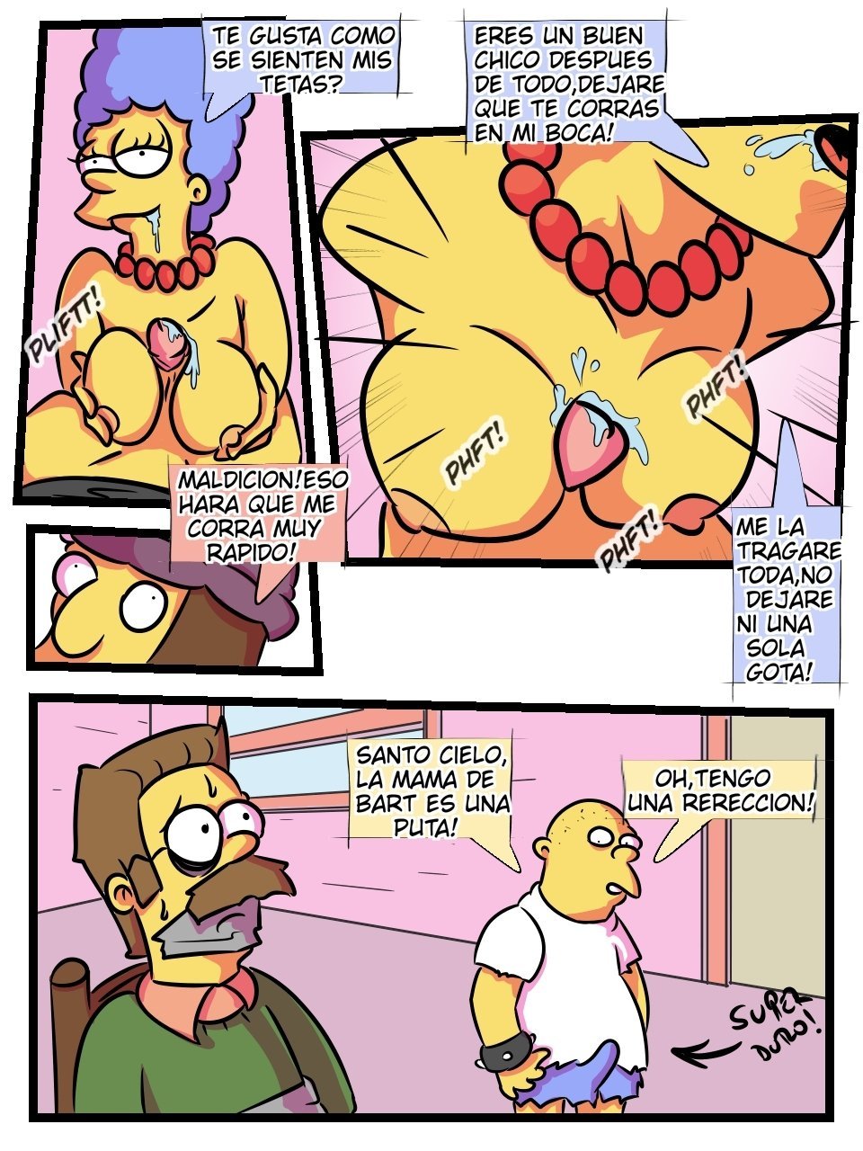 CARNE de MARGE parte 2 CARNE de MARGE parte 2 - Comic XXX Los Simpsons Marge Simpson - Comic XXX Los Simpsons imagen
