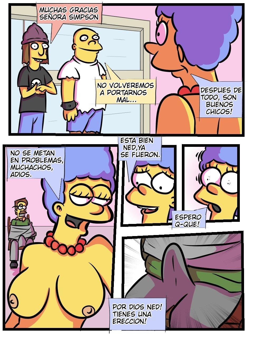 CARNE de MARGE parte 2 CARNE de MARGE parte 2 - Comic XXX Los Simpsons Marge Simpson - Comic XXX Los Simpsons imagen