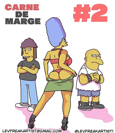 CARNE de MARGE parte 2 - Comic XXX Los Simpsons