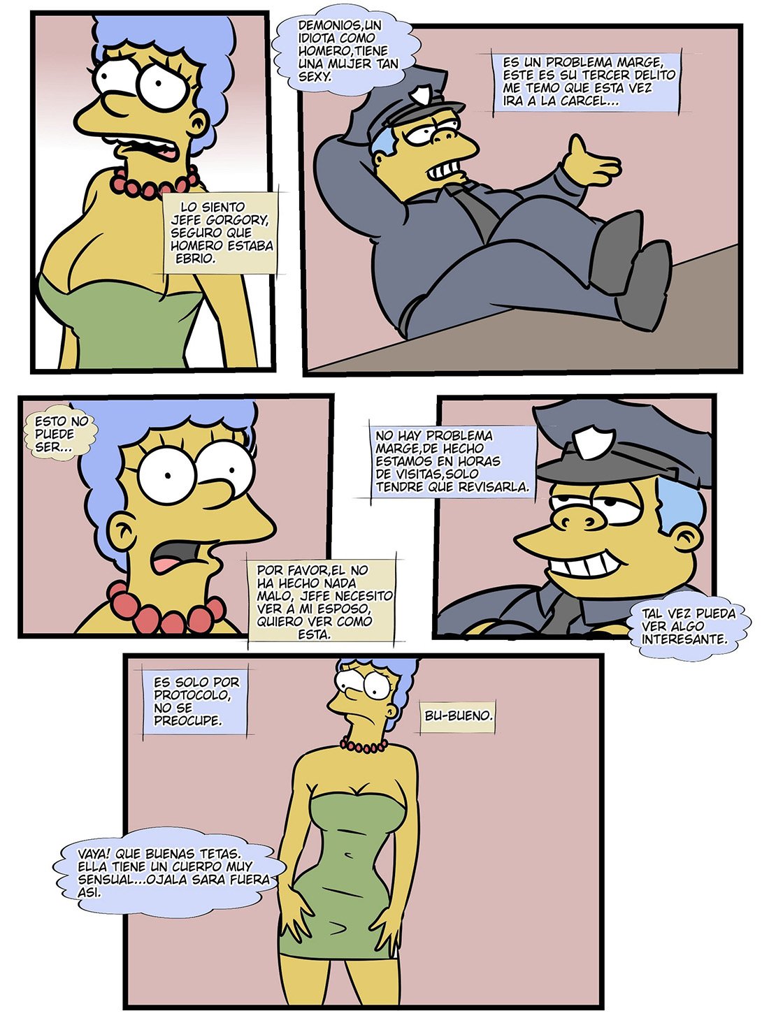 CARNE de MARGE parte 1 marge comic xxx - CARNE de MARGE parte 1: Comic XXX Los Simpsons imagen 2