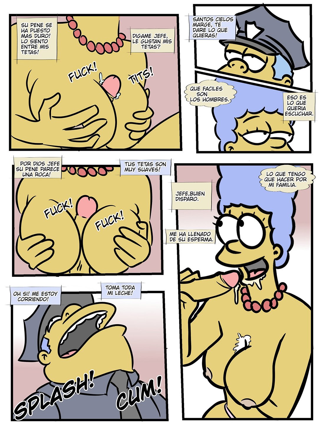 CARNE de MARGE parte 1 Marge Simpson en Los Simpsons comic XXX - imagen 7 de 8