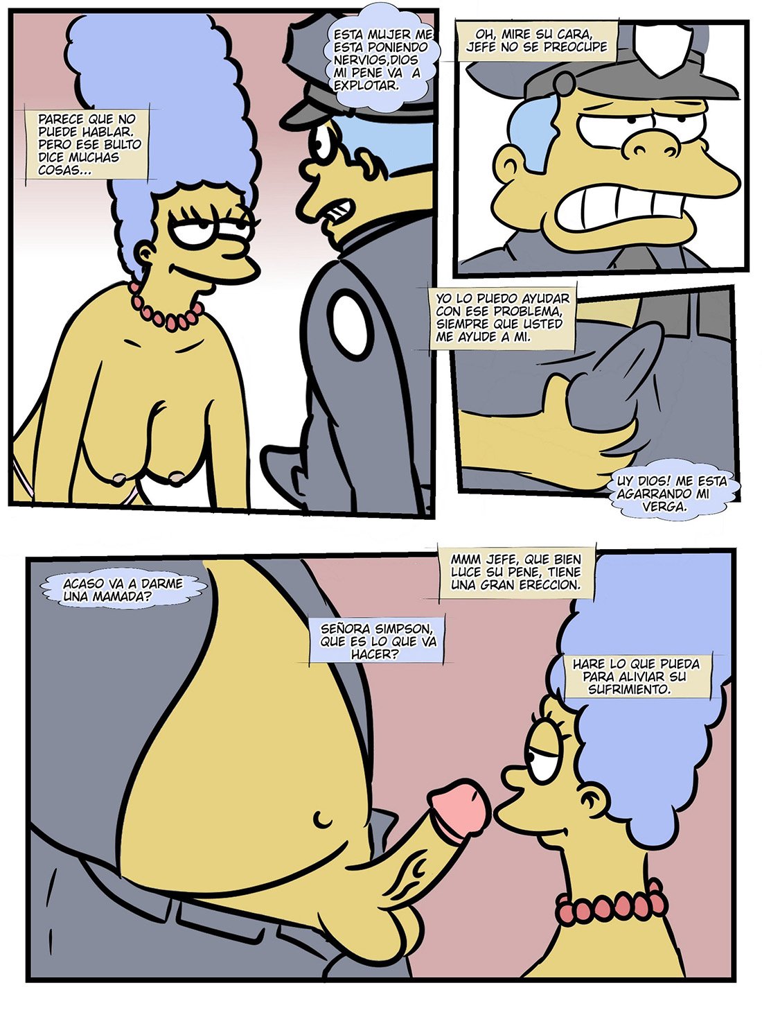 CARNE de MARGE parte 1 CARNE de MARGE parte 1: Comic XXX Los Simpsons Marge Simpson - Comic XXX Los Simpsons imagen 5