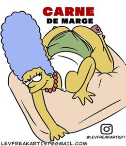 CARNE de MARGE parte 1: Comic XXX Los Simpsons