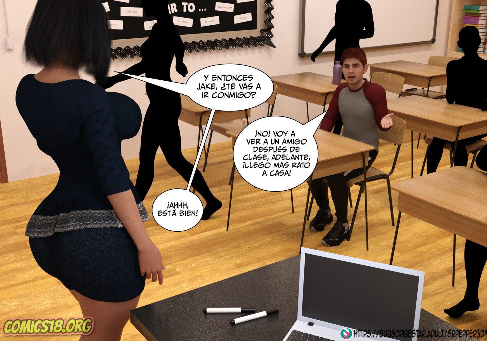 My TEACHER is my STEPMOM parte 3 Página 3 de 17 de My TEACHER is my STEPMOM parte 3 — Comic 3D XXX