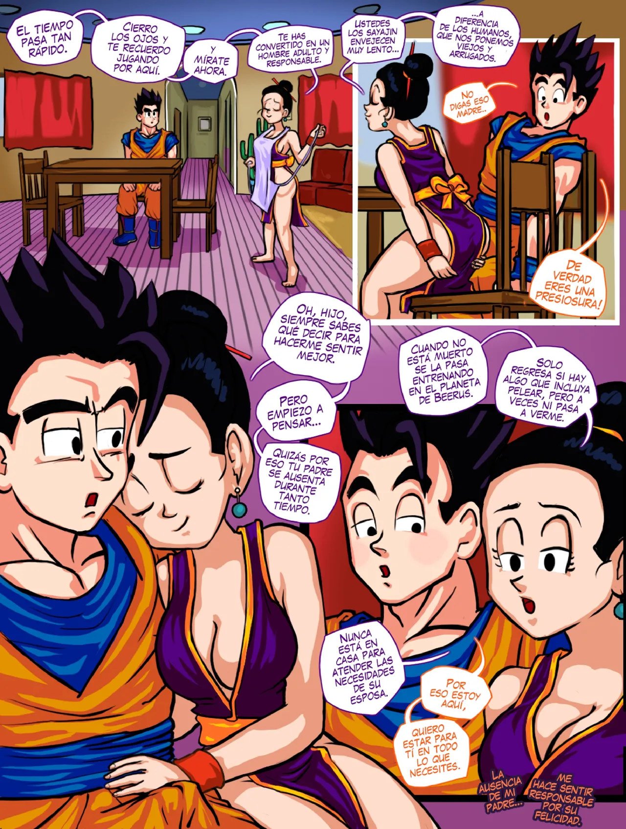 GOHAN x CHI CHI Gohan x Chi Chi: Mama Comic XXX - Mama Comic - 7 de 20