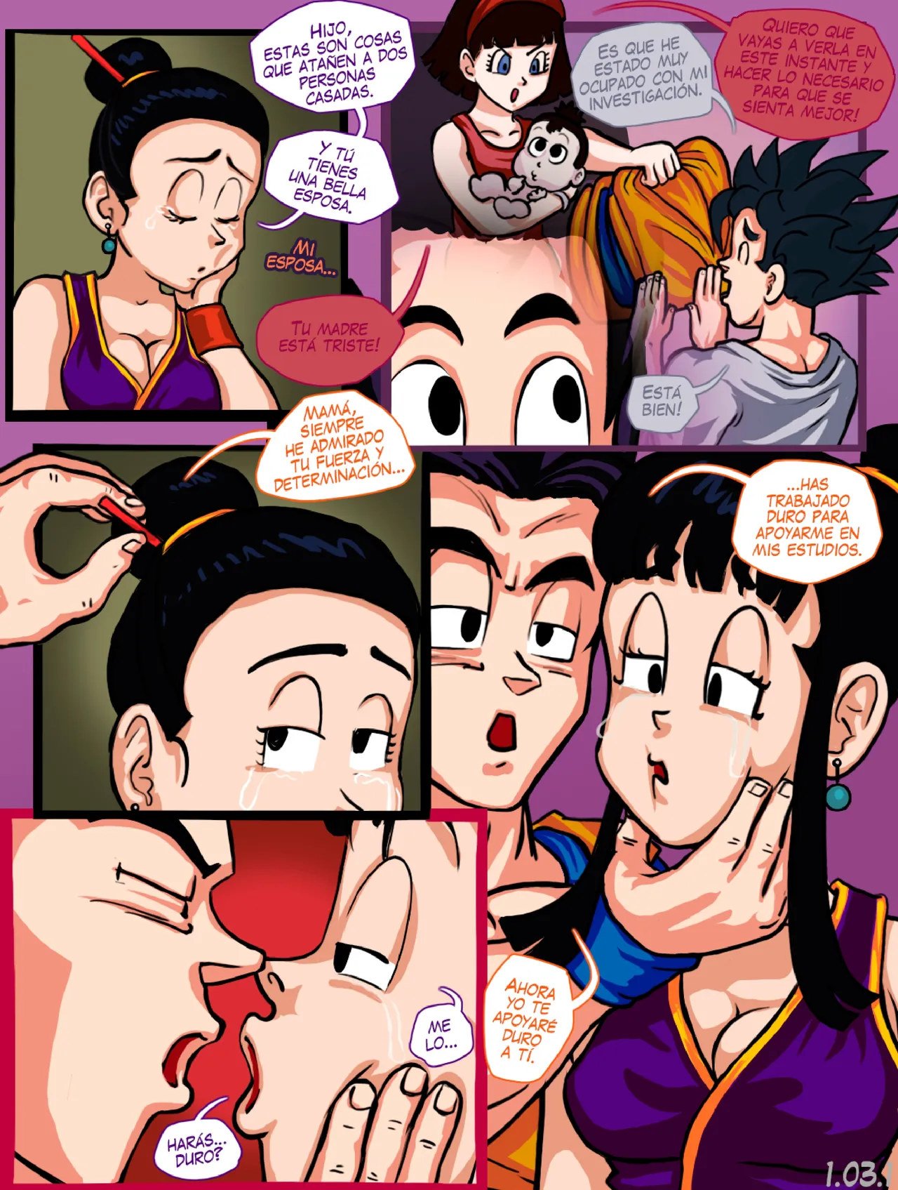 GOHAN x CHI CHI Gohan x Chi Chi: Mama Comic XXX - Mama Comic - 8 de 20
