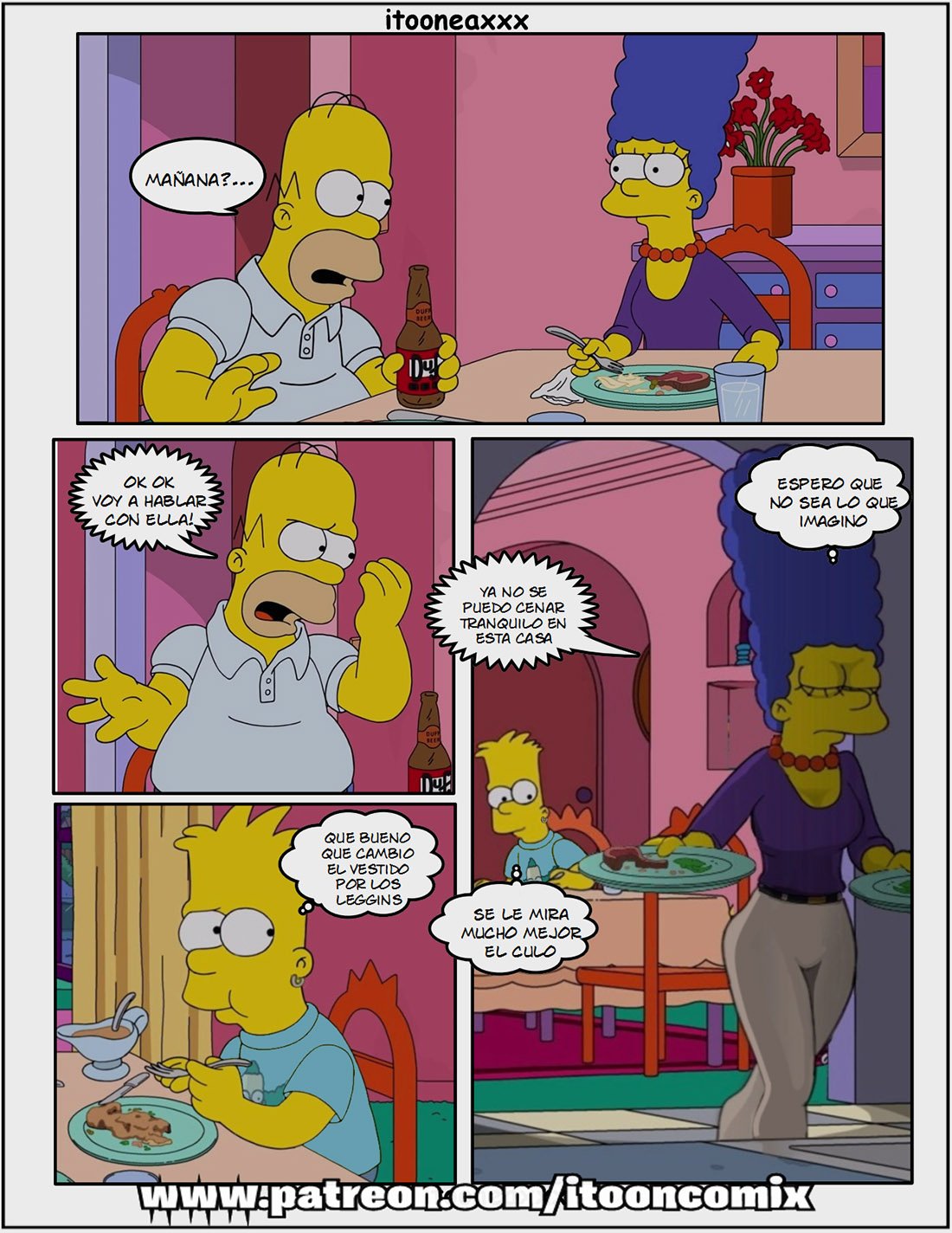 AFINIDAD parte 1 AFINIDAD parte 1: Comic XXX Los Simpsons - xxx comic los simpson página 4