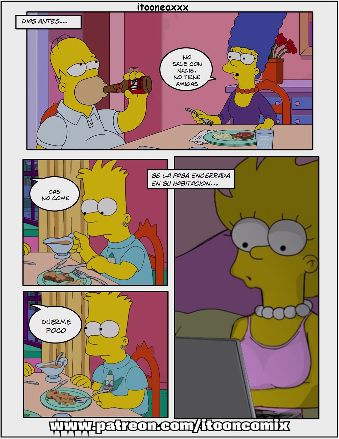 AFINIDAD parte 1 xxx comic los simpson - AFINIDAD parte 1: Comic XXX Los Simpsons imagen 2