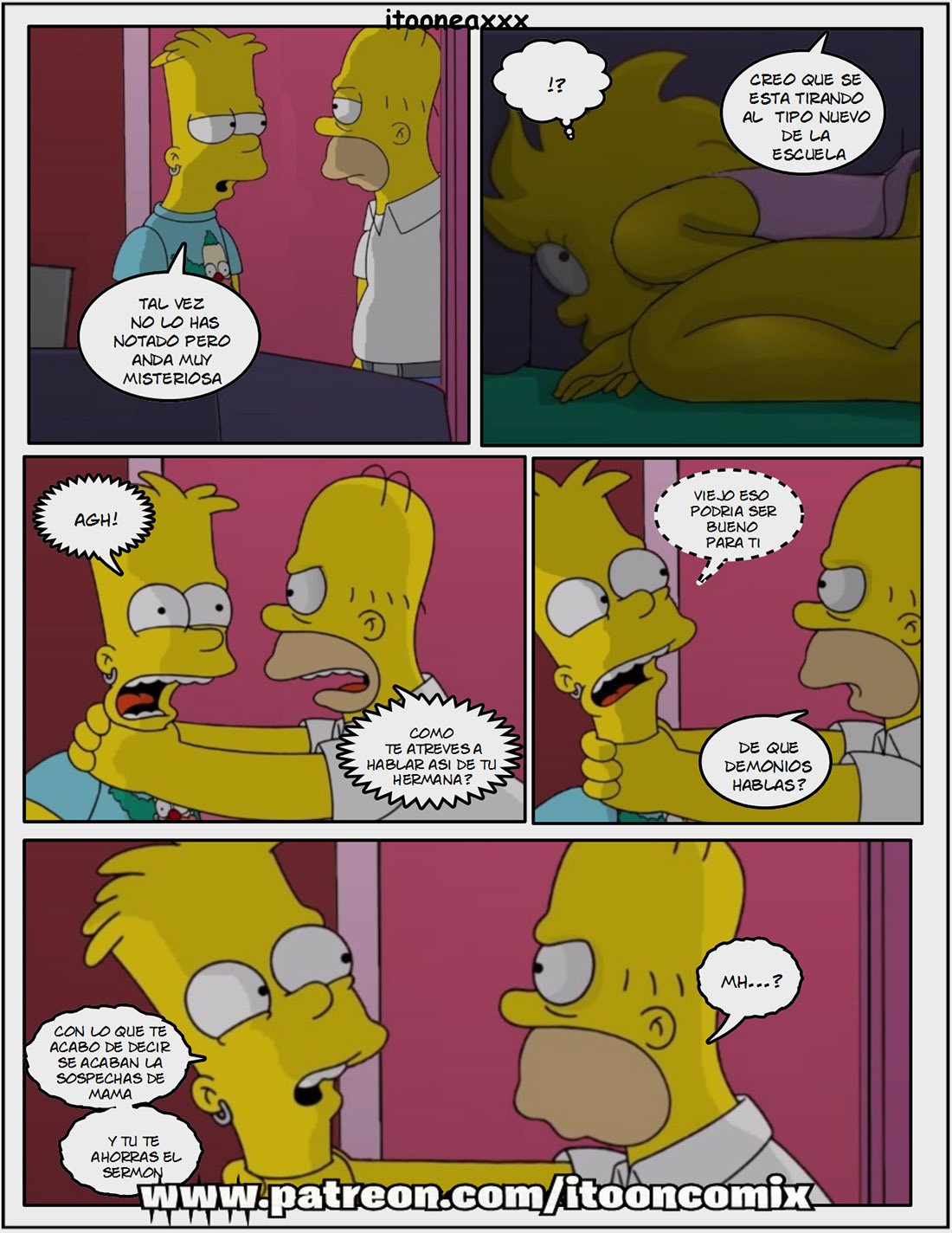AFINIDAD parte 1 Los Simpsons en Los Simpsons comic XXX - imagen 7 de 30
