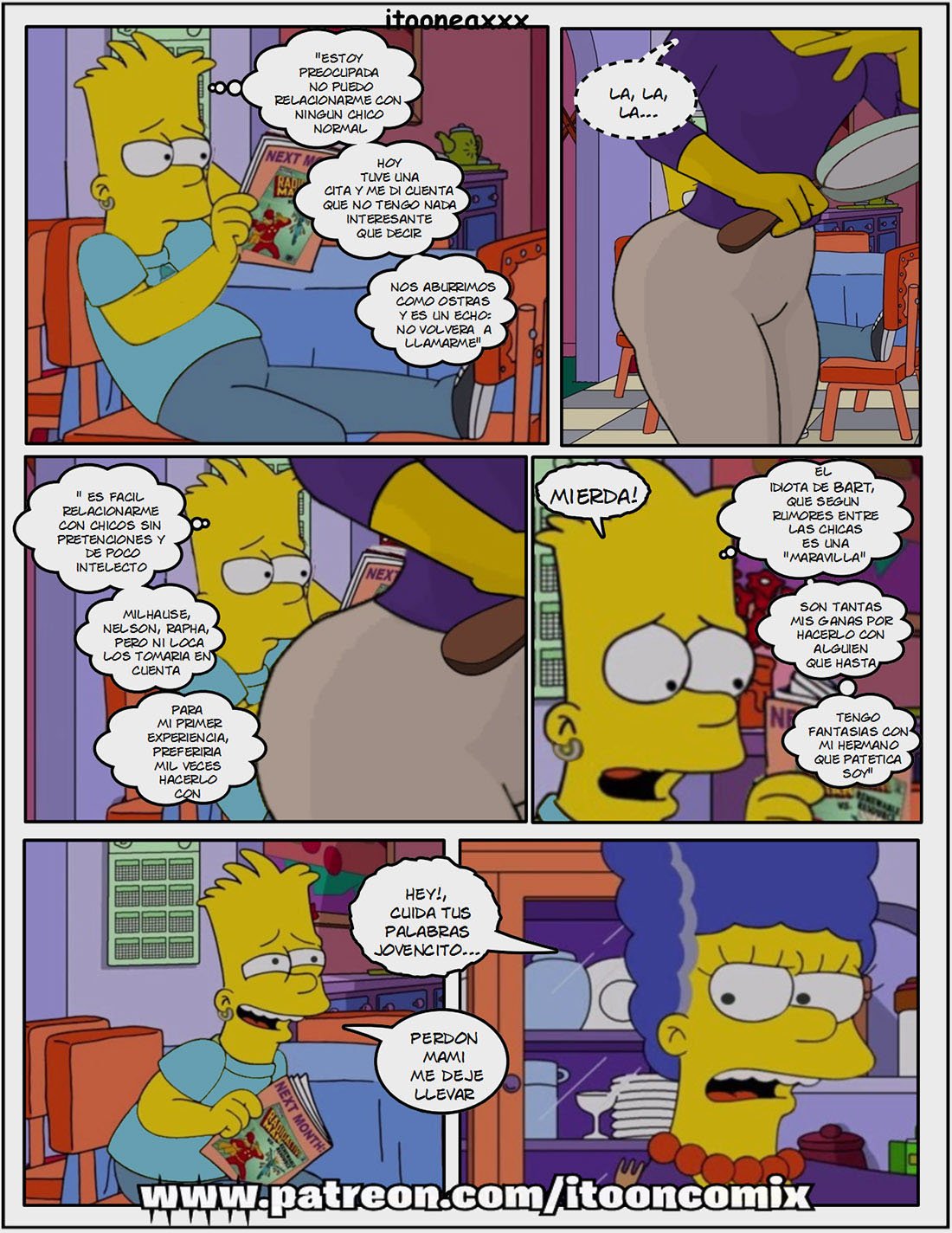 AFINIDAD parte 1 Los Simpsons en Los Simpsons comic XXX - imagen 11 de 30