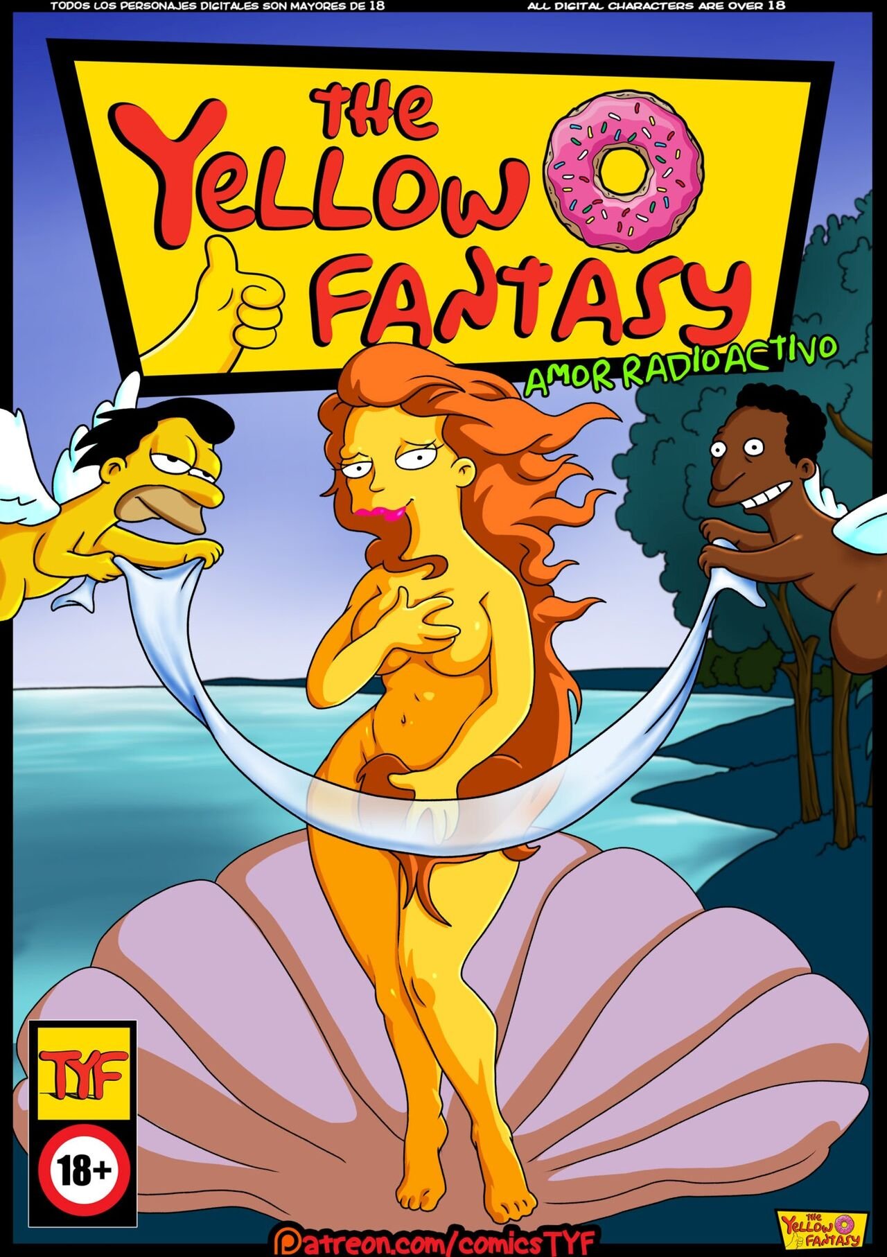 AMOR Radioactivo Amor Radioactivo: Comic XXX Los Simpsons Los Simpsons - Comic XXX Los Simpsons imagen 1