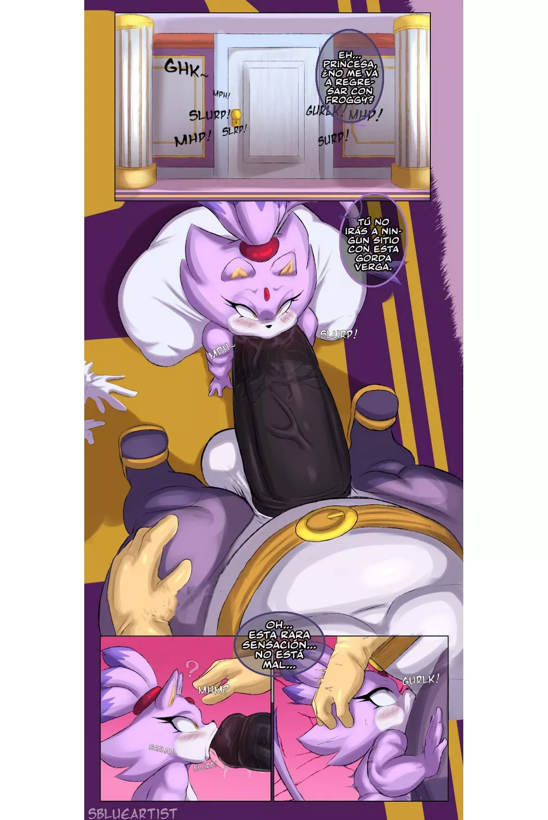 Blaze’s Big Surprise – Furry Comic XXX - furry comic xxx - imagen 3