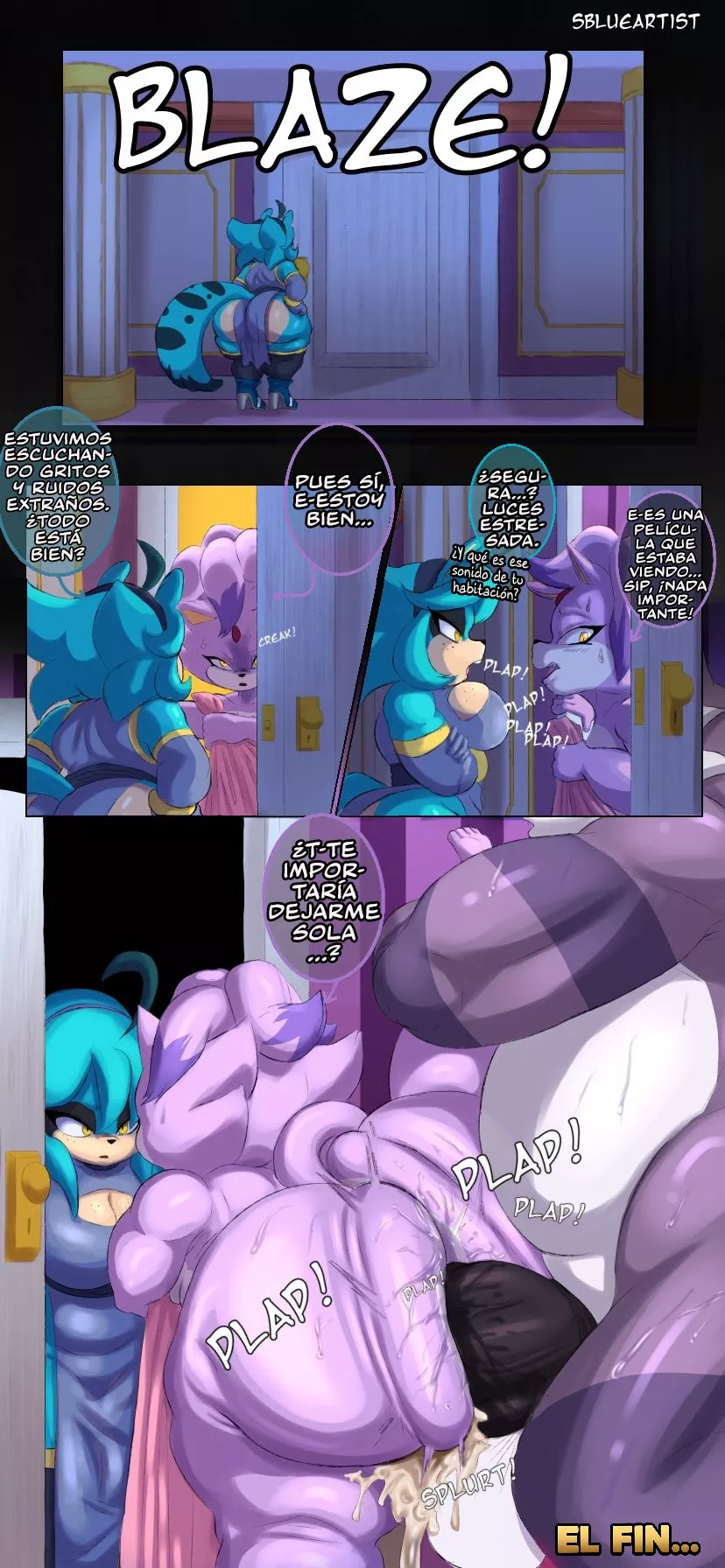 Blaze’s Big Surprise – Furry Comic XXX - furry comic xxx - imagen 5