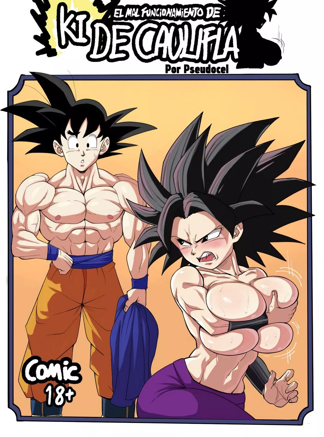 El Malfuncionamiento de Ki de Caulifla en Comic XXX Dragon Ball — página 1 de 29