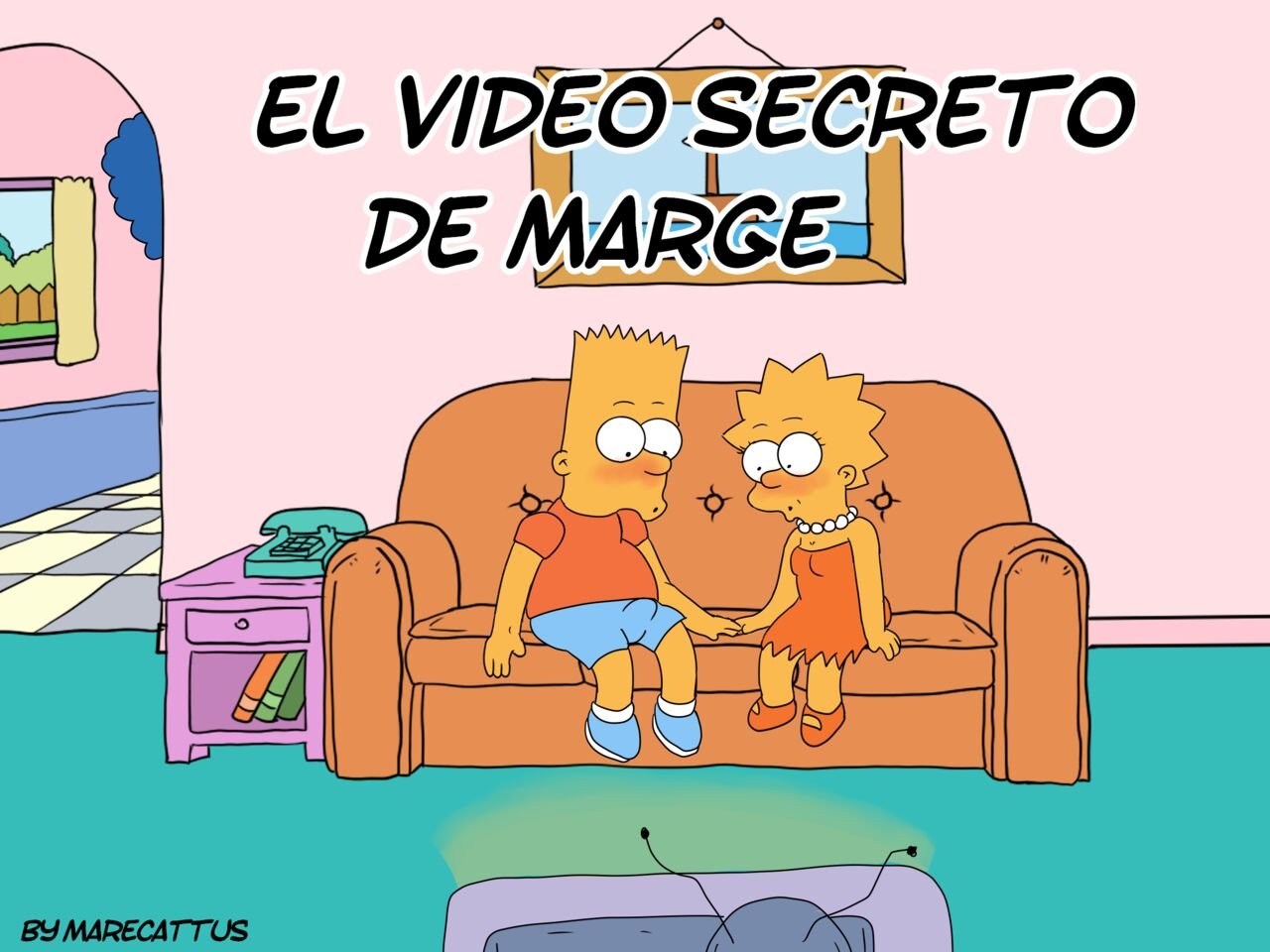 El VIDEO SECRETO de MARGE parte 1 - Comic XXX Los Simpsons Marge Simpson - Comic XXX Los