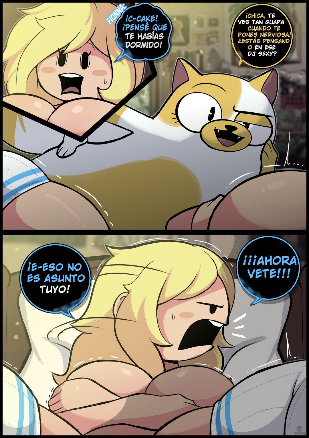 Fionna and Cake in Helping Hand – Furry Comic XXX - furry comic xxx - imagen 3