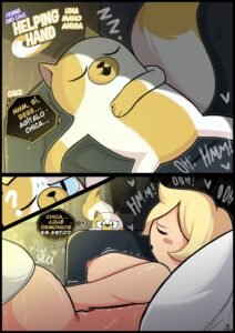Fionna and Cake in Helping Hand – Furry Comic XXX