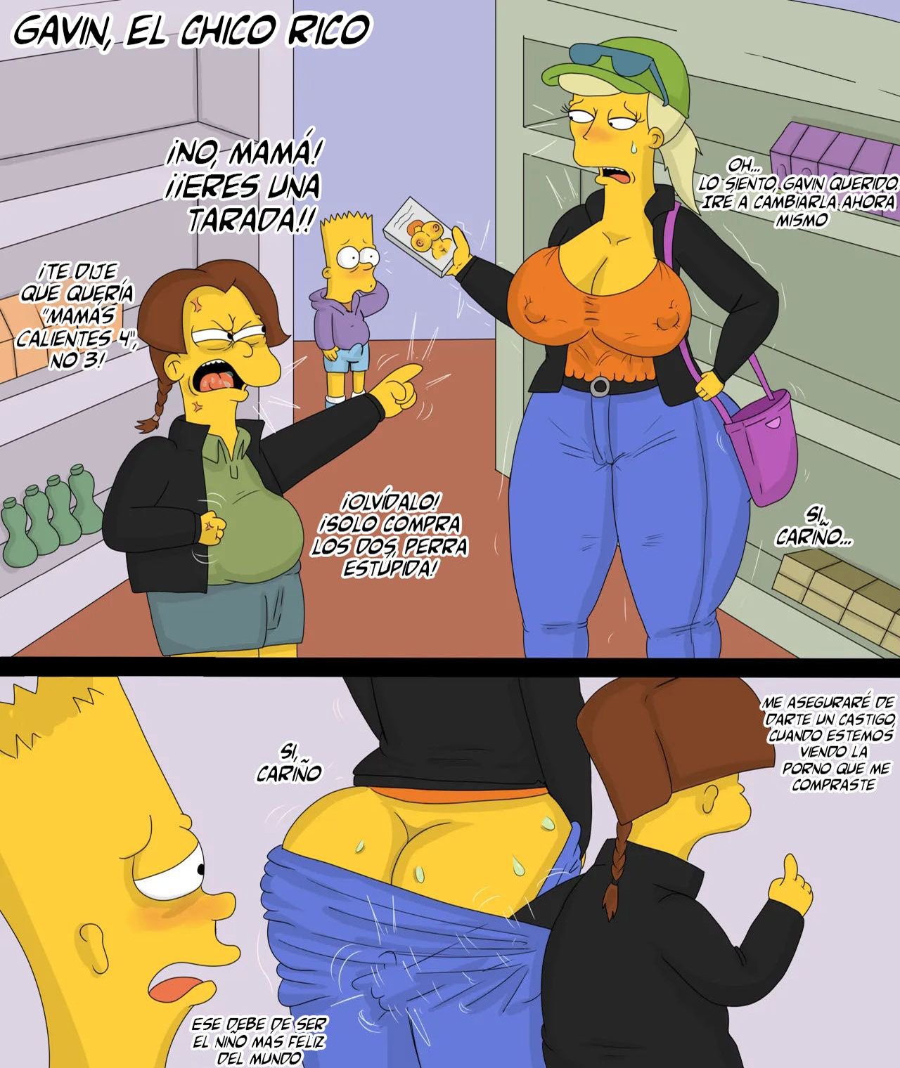 GAVIN el chico Rico: Comic XXX Los Simpsons Los Simpsons - Comic XXX Los Simpsons imagen 1