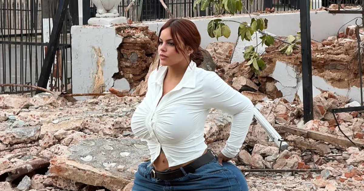 Gracie Bon responde a críticas tras posar en medio de escombros en Panamá