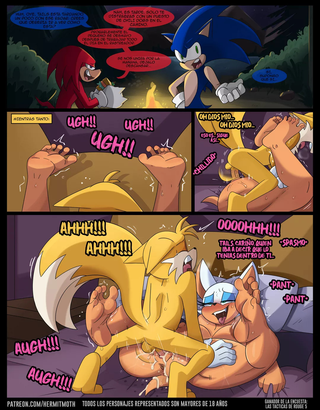 Las Tacticas de Rouge – Hermit Moth: Furry Comic XXX - furry comic xxx - imagen 5